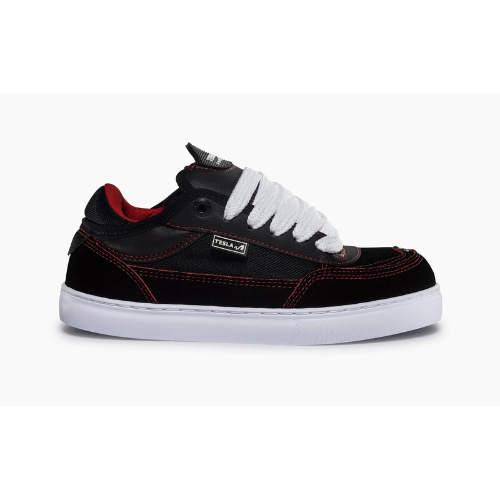 Tesla Vedanta Black White Red