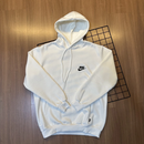 Blusa de Moletom Canguru NK Basic OFF WHITE