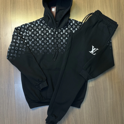 Conjunto Moletom LV Degradê