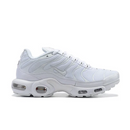 Air Max Plus TN 1 “Triple White” (sola cinza)