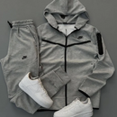 Conjunto Nike Cinza  + Tênis Air Force 1 Branco