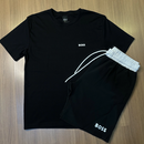 Conjunto Grife Boss Malha Pima