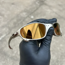 Óculos Juliet Plasma Gold Café  Kit Marrom