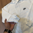 Blusa de Moletom Canguru NK Basic OFF WHITE