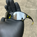 Óculos Juliet Carbon Liquid Metal Kit Amarelo