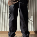 Calça Cargo Contraste Preta