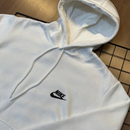 Blusa de Moletom Canguru NK Basic OFF WHITE