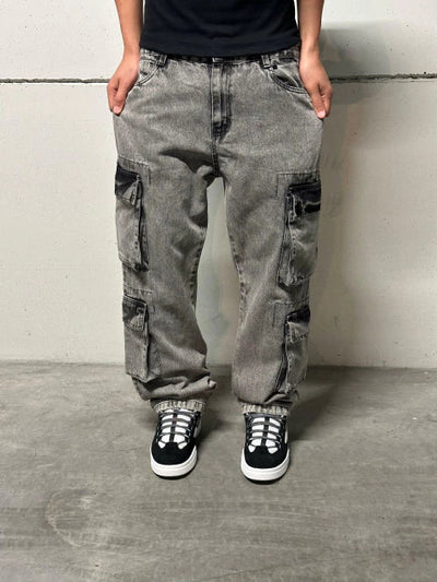 Calça Cargo Double Stone Black