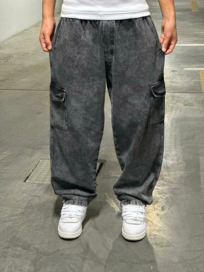 Calça Cargo Jeans Estonada