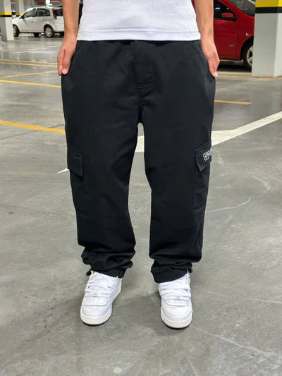Calça Cargo Trip Side Preta
