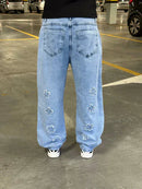 Calça Baggy Patchwork SKY